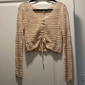 NWT Long Sleeve Crop Top